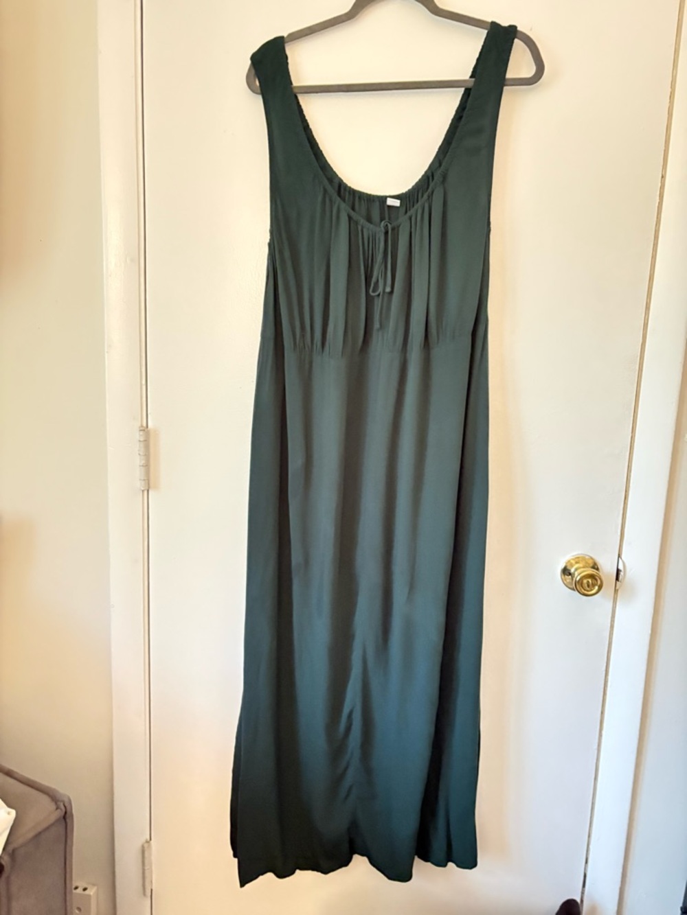 Old Navy Forest Green Sleeveless Maxi Dress